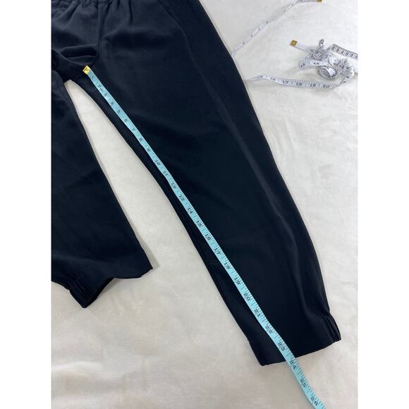 Aritzia Babaton Dexter Pant Pull-On Tuxedo Jogger Pants Black XS Corporate Work - Picture 9 of 9